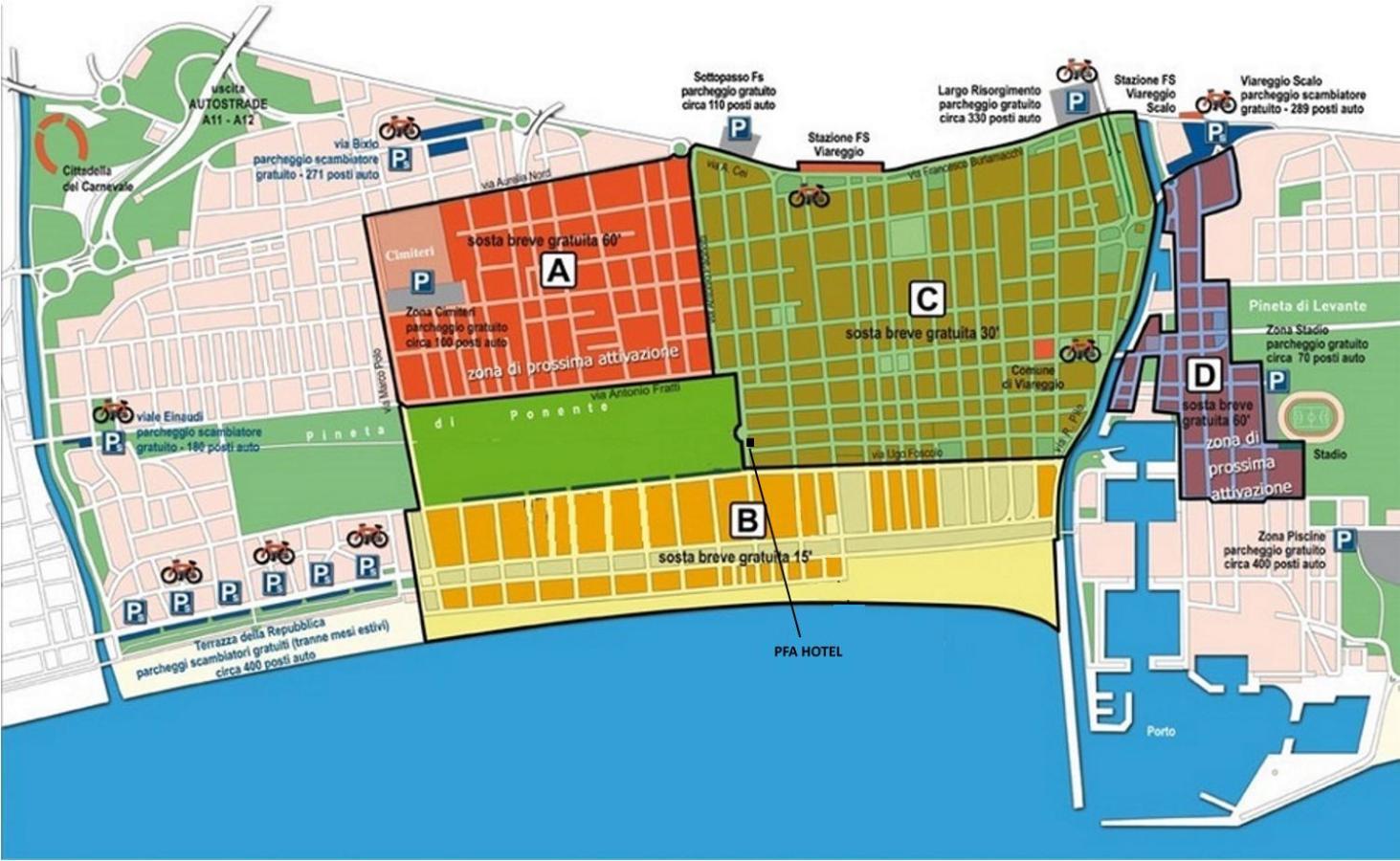 Pfa Hotel فياريجيو المظهر الخارجي الصورة